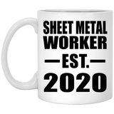 Sheet Metal Worker Established EST. 2020 - 11oz Coffee Mug