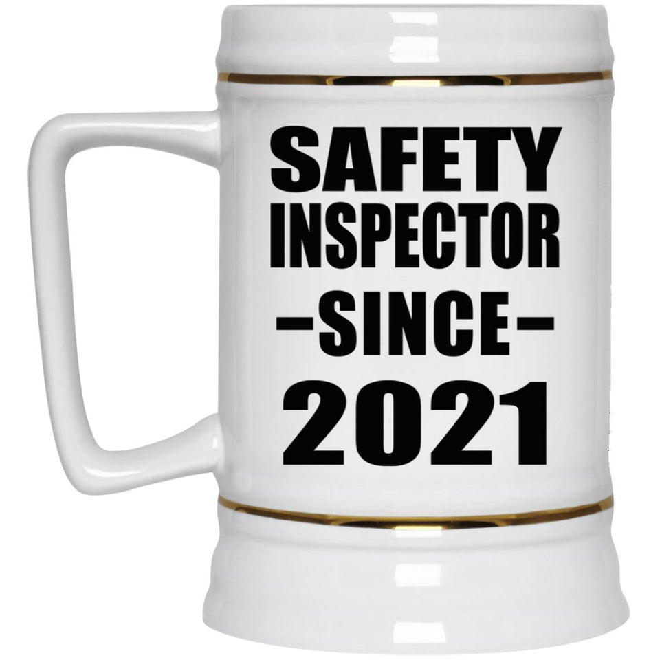Safety Inspector Since 2021 - Beer Stein