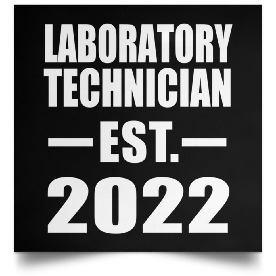 Laboratory Technician Established EST. 2022 - Poster Square