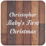 Christopher Baby's First Christmas - Drink Coaster E