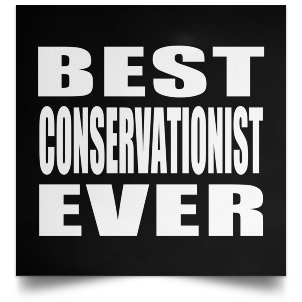Best Conservationist Ever - Poster Square