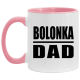 Bolonka Dad - 11oz Accent Mug Pink