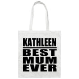 Kathleen Best Mum Ever - Tote Bag White