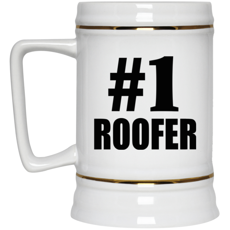 Number One #1 Roofer - Beer Stein