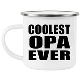 Coolest Opa Ever - 12oz Camping Mug