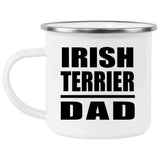 Irish Terrier Dad - 12oz Camping Mug