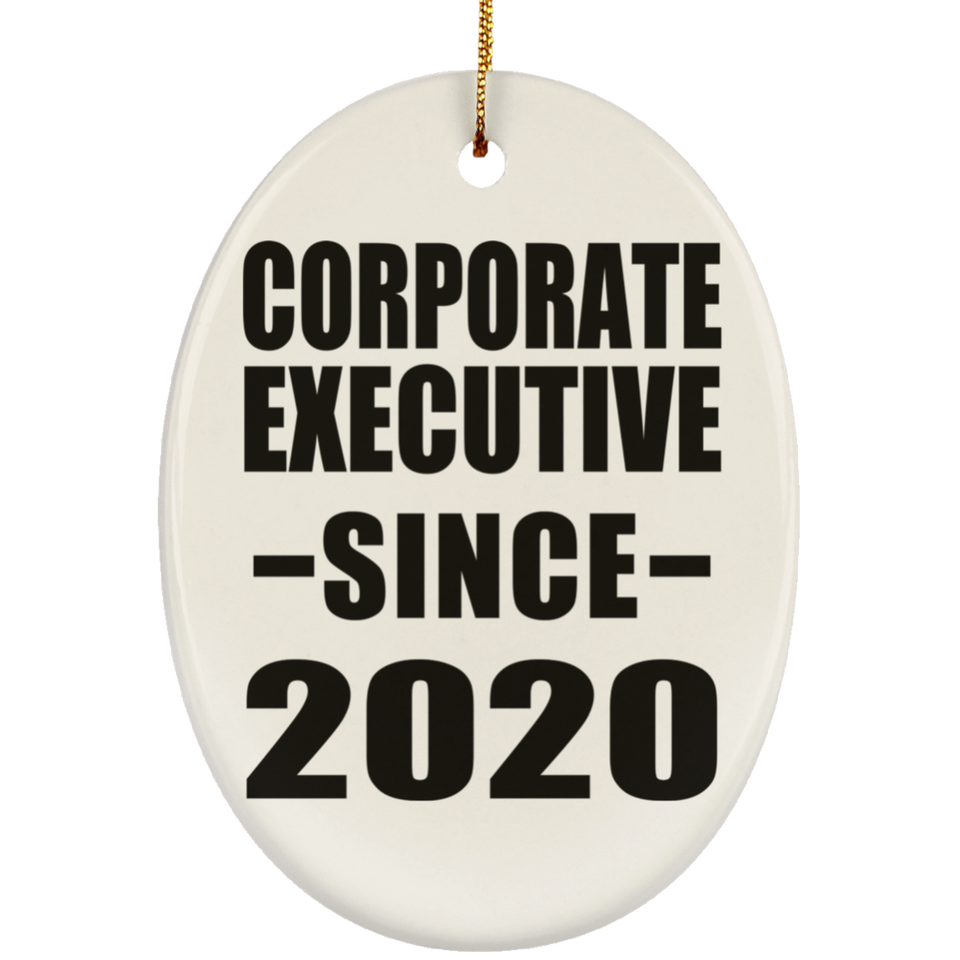 Corporate Executive Since 2020 - Oval Ornament