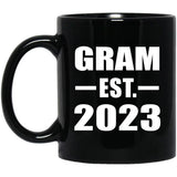 Gram Established EST. 2023 - 11oz Coffee Mug Black