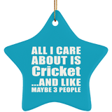 All I Care About Is Cricket - Star Ornament