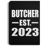 Butcher Established EST. 2023 - Canvas Portrait