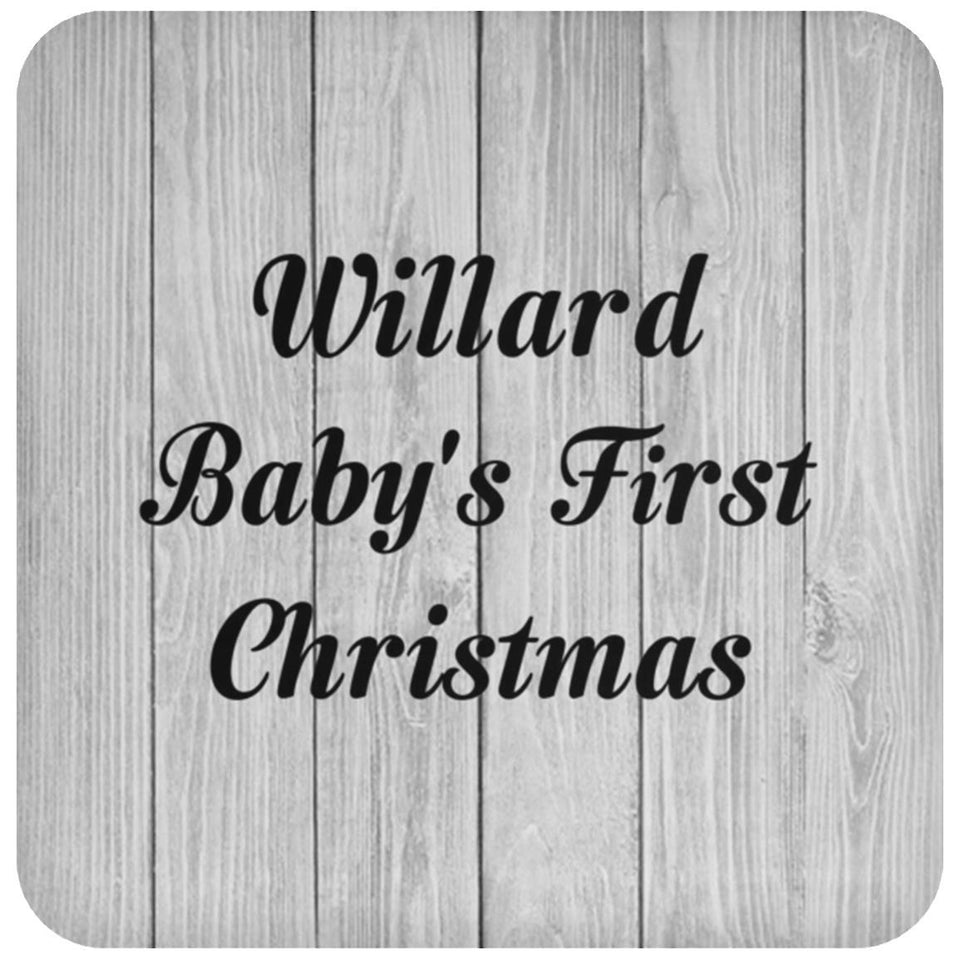 Willard Baby's First Christmas - Drink Coaster F