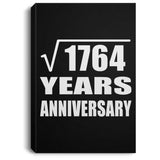 42nd Anniversary Square Root of 1764 Years Anniversary - Canvas Portrait