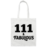 111th Birthday 111 & Fabulous - Tote Bag White