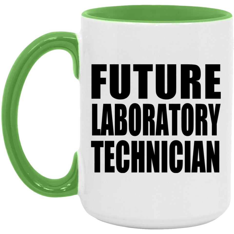 Future Laboratory Technician - 15oz Accent Mug Green