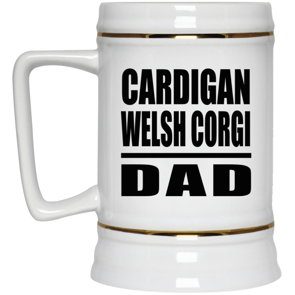 Cardigan Welsh Corgi Dad - Beer Stein