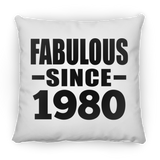 44th Birthday Fabulous Since 1980 - Throw Pillow