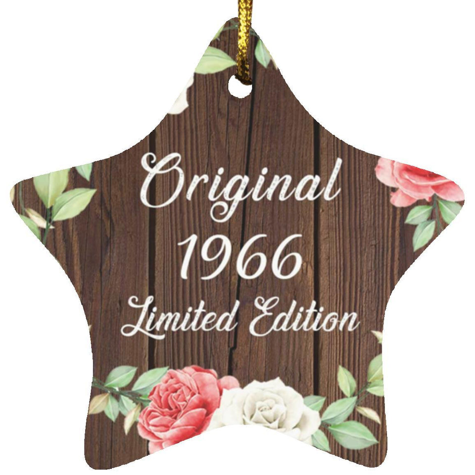 58th Birthday Original 1966 Limited Edition - Star Ornament A