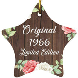 58th Birthday Original 1966 Limited Edition - Star Ornament A
