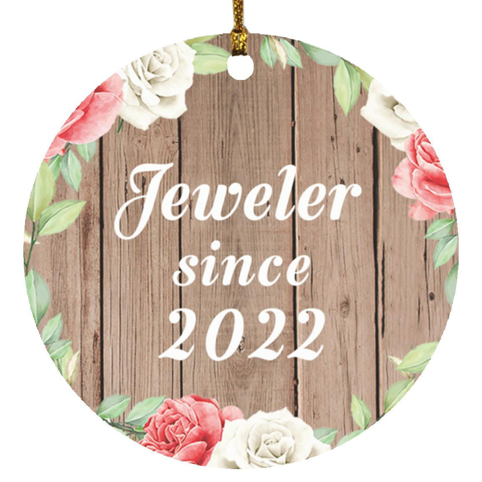 Jeweler Since 2022 - Circle Ornament B