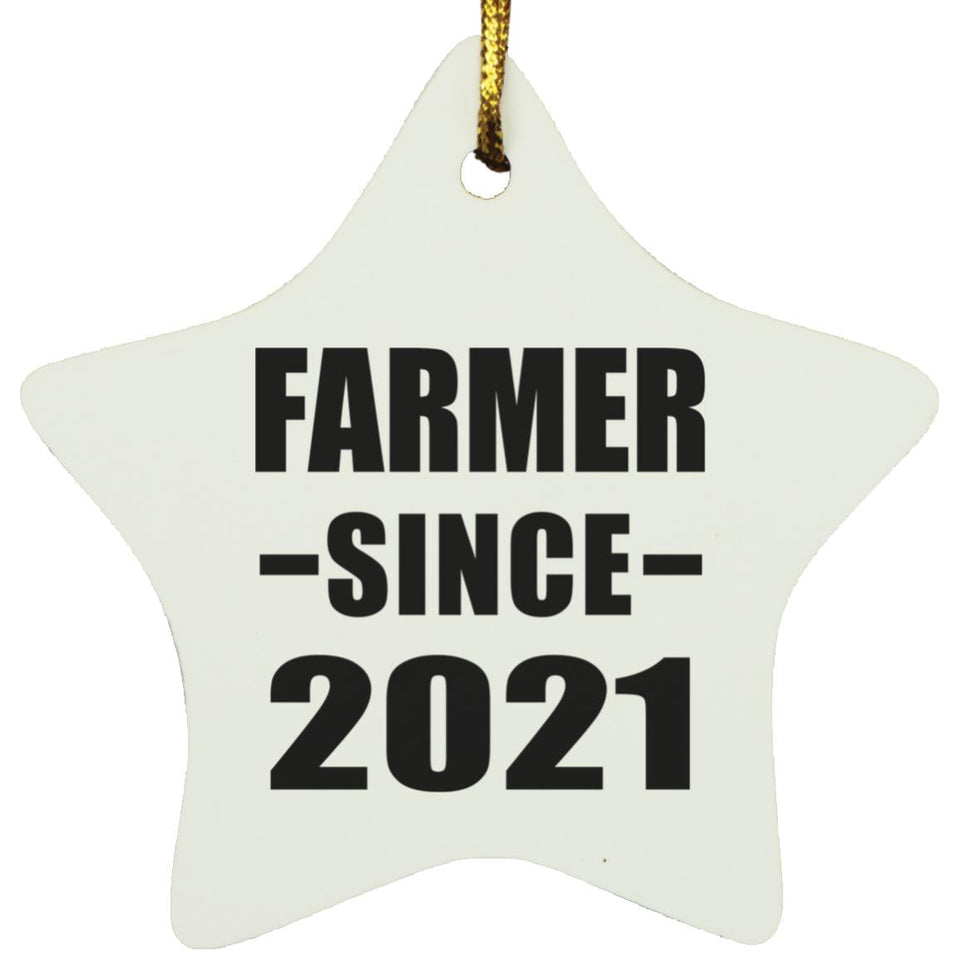 Farmer Since 2021 - Star Ornament