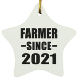 Farmer Since 2021 - Star Ornament