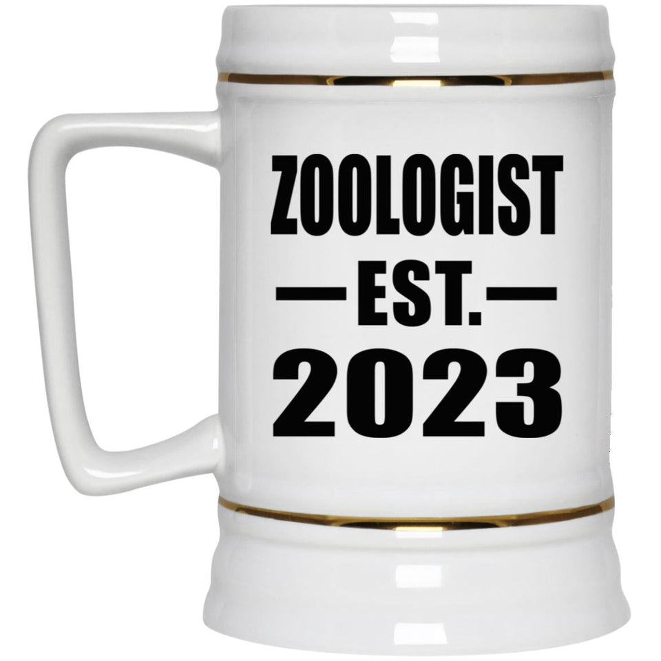 Zoologist Established EST. 2023 - Beer Stein