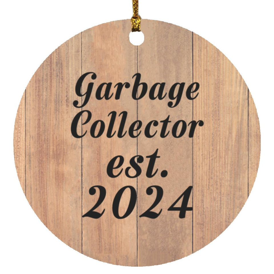 Garbage Collector Established Est. 2024 - Circle Ornament C