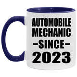 Automobile Mechanic Since 2023 - 11oz Accent Mug Purple