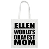 Ellen World's Okayest Mom - Tote Bag White