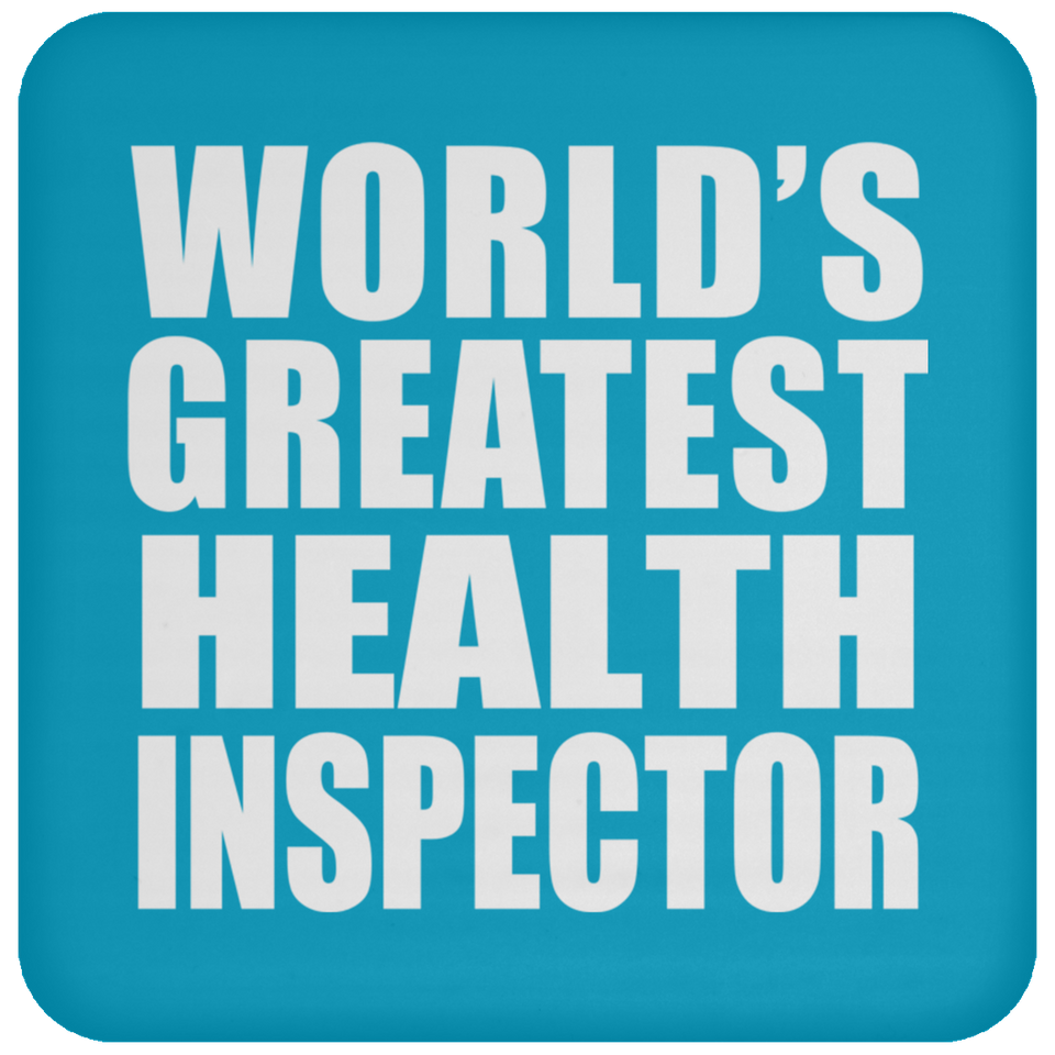 World's Greatest Health Inspector - Drink Coaster