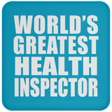 World's Greatest Health Inspector - Drink Coaster