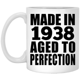 86th Birthday Made In 1938 Aged to Perfection - 11 Oz Coffee Mug