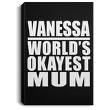 Vanessa World's Okayest Mum - Canvas Portrait