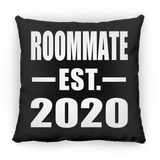 Roommate Established EST. 2020 - Throw Pillow Black