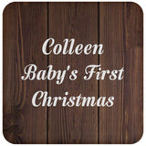 Colleen Baby's First Christmas - Drink Coaster D