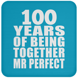 100th Anniversary 100 Years Of Being Mr Perfect - Drink Coaster
