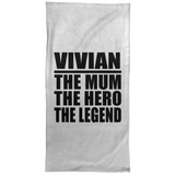 Vivian The Mum The Hero The Legend - Hand Towel