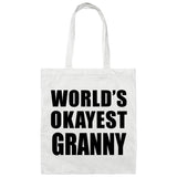 World's Okayest Granny - Tote Bag White