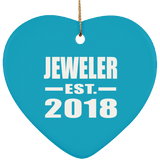 Jeweler Established EST. 2018 - Heart Ornament