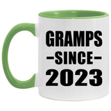 Gramps Since 2023 - 11oz Accent Mug Green