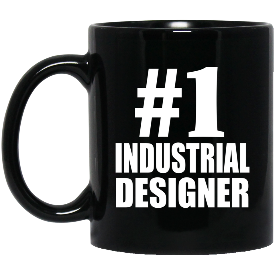 Number One #1 Industrial Designer - 11 Oz Coffee Mug Black