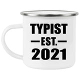Typist Established EST. 2021 - 12oz Camping Mug