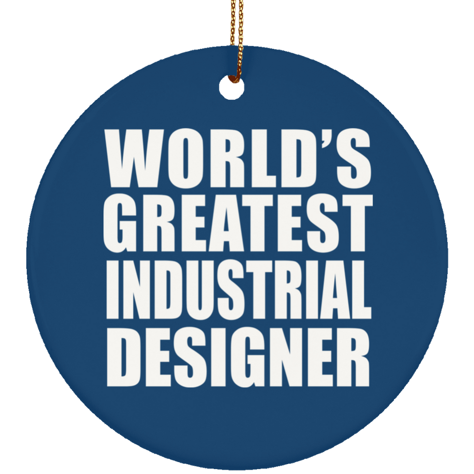 World's Greatest Industrial Designer - Circle Ornament