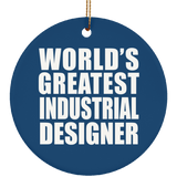 World's Greatest Industrial Designer - Circle Ornament