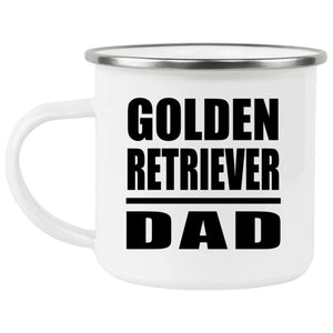 Golden Retriever Dad - 12oz Camping Mug