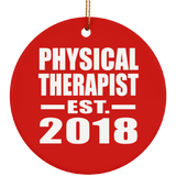 Physical Therapist Established EST. 2018 - Circle Ornament