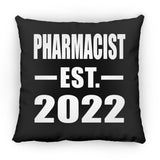Pharmacist Established EST. 2022 - Throw Pillow Black