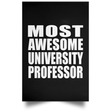 Most Awesome University Professor - Poster Portrait