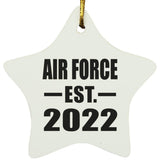 Air Force Established EST. 2022 - Star Ornament