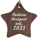 Fashion Designer Established Est. 2022 - Star Ornament D
